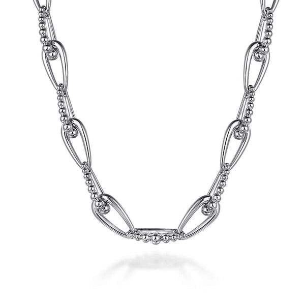 ネックレス・チョーカー [LAN ARCHIVE_official][1050] Buckle Twin Chain Necklace Double Ring Chain Necklace | AMiGAZ Attitude Approved