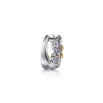 925 Sterling Silver and 14K Yellow Gold Bujukan Intricate Hoop Earrings - EG15295MZJJJ-Gabriel & Co.-Renee Taylor Gallery