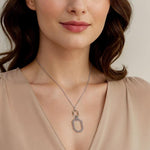 925 Sterling Silver and 14K Yellow Gold Octagon Bujukan Drop Pendant Necklace - NK7785MZJJJ-Gabriel & Co.-Renee Taylor Gallery