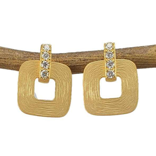 Marika 14K Gold & Diamond Earrings M9299-Marika-Renee Taylor Gallery