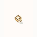 Golden Ring with Four Intertwined Organic Shapes - ANI0863ORO-UNO de 50-Renee Taylor Gallery