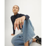 Gold Ring with Sphere Shape - ANI0869ORO000-UNO de 50-Renee Taylor Gallery