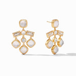 Antonia Chandelier Earrings - Iridescent Clear Crystal-Julie Vos-Renee Taylor Gallery