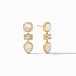 Antonia Tier Earrings - Iridescent Clear Crystal-Julie Vos-Renee Taylor Gallery