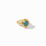 Astor Blue Ring - Iridescent Peacock-Julie Vos-Renee Taylor Gallery