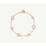 18K Siviglia Gold Bracelet w/Aquamarine - BB1874 AQ01 Y 02-Marco Bicego-Renee Taylor Gallery