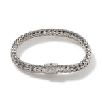 Icon Bracelet, Silver, Diamonds, 7.5MM - BBP90402DI-John Hardy-Renee Taylor Gallery