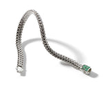 Icon Bracelet, Sterling Silver, Blue Sapphire Pavé, 6.5MM - BBS90422RVBLS2BSP-John Hardy-Renee Taylor Gallery