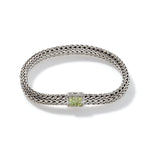 Icon Bracelet, Sterling Silver, Blue Sapphire Pavé, 6.5MM - BBS90422RVBLS2BSP-John Hardy-Renee Taylor Gallery
