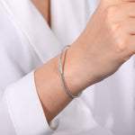 14K White Gold Bujukan Cuff Bracelet with Diamonds - BG4119-W-Gabriel & Co.-Renee Taylor Gallery