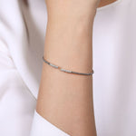 14K White Gold Bujukan Cuff Bracelet with Diamond Pavé Bars - BG4218-62W45JJ-Gabriel & Co.-Renee Taylor Gallery