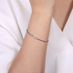 14K White Gold Bujukan Cuff Bracelet with Diamond Pavé Teardrops - BG4230-W-Gabriel & Co.-Renee Taylor Gallery