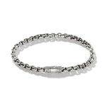 Box Chain Bracelet, Sterling Silver, 4.8MM - BM900086-John Hardy-Renee Taylor Gallery