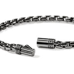 Box Chain Bracelet, Dark Silver, 4.8MM - BU98804SMBRD-John Hardy-Renee Taylor Gallery