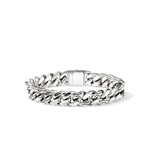Chain's Curb Silver 11mm Curb Link Bracelet with Pusher Clasp - BU98817X-John Hardy-Renee Taylor Gallery