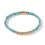 Heishi Bracelet, Gold, Hardstones - BUGGS900984TQ-John Hardy-Renee Taylor Gallery