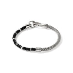 Heishi Black Onyx Chain Bracelet, Silver - BUS9012521BON-John Hardy-Renee Taylor Gallery