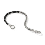 Heishi Black Onyx Chain Bracelet, Silver - BUS9012521BON-John Hardy-Renee Taylor Gallery