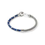 Heishi Lapis Lazuli Chain Bracelet, Silver - BUS9012521LPZ-John Hardy-Renee Taylor Gallery