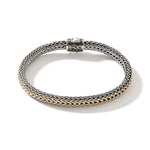 Icon 18K Gold & Silver 7mm Chain Reversible Bracelet - BUZ900993RV-John Hardy-Renee Taylor Gallery
