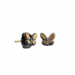 Butterfly Valley Studs with Diamond by Lika Behar