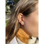 Butterfly Valley Studs with Diamond by Lika Behar