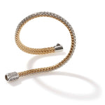 Icon 18K Gold & Silver Diamond Pave Reversible Bracelet - BZP96002RVDI-John Hardy-Renee Taylor Gallery