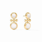 Bamboo Midi Earrings-Iridescent Clear Crystal - ER967GIRC00-Julie Vos-Renee Taylor Gallery
