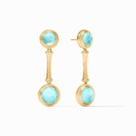 Bamboo Statement Earrings-Iridescent Bahamian Blue - ER959GIBB00-Julie Vos-Renee Taylor Gallery