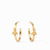 Bee Hoop Earrings - HP033G-Julie Vos-Renee Taylor Gallery