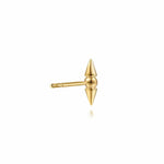 14K Yellow Gold Bujukan Bullet Ear Climber Earrings - EG15589Y4JJ-Gabriel & Co.-Renee Taylor Gallery