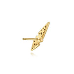 14K Yellow Gold Bujukan Clover and Triangle Pyramid Ear Climber Earrings - EG15583Y4JJ-Gabriel & Co.-Renee Taylor Gallery