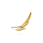 Bujukan Punk 14K Yellow Gold Bujukan and Diamond Ear Climber Earrings – EG15587Y45JJ-Gabriel & Co.-Renee Taylor Gallery