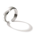 Surf Hinged Cuff, Sterling Silver, Wide - CB901115-John Hardy-Renee Taylor Gallery