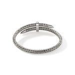 Spear Flex Cuff, Sterling Silver, Diamonds - CBP9011072DI-John Hardy-Renee Taylor Gallery