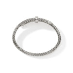 Spear Flex Cuff, Sterling Silver, Diamonds - CBP9011072DI-John Hardy-Renee Taylor Gallery