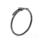Spear Flex Cuff, Dark Silver, Diamonds, Slim - CBP987872BRDDI-John Hardy-Renee Taylor Gallery