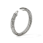 Spear 50 Silver Diamond Pave 8.9mm Flex Cuff - CBP988982DI-John Hardy-Renee Taylor Gallery
