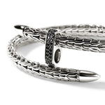 Spear Flex Cuff, Sterling Silver, Gemstones - CBS9011074BLS-John Hardy-Renee Taylor Gallery