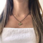 Chase Pendant with Diamond & Sapphire by Lika Behar