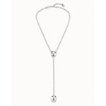 Lonely Planet Sterling Silver Plated Necklace - COL1416MTL0000U-UNO de 50-Renee Taylor Gallery
