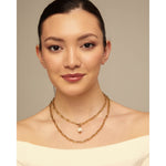 18K Gold Plated Chain 8 - COL1607ORO0000U-UNO de 50-Renee Taylor Gallery