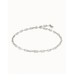 Sterling Silver Plated Short Chain Necklace - COL1608MTL0000U-UNO de 50-Renee Taylor Gallery