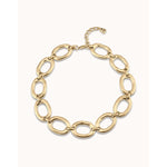 The One 18K Gold Plated Necklace - COL1819ORO0000U-UNO de 50-Renee Taylor Gallery