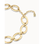 The One 18K Gold Plated Necklace - COL1819ORO0000U-UNO de 50-Renee Taylor Gallery