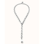 Joy of Living Silver Sterling Silver Plated Necklace - COL1844BPLMTL0U-UNO de 50-Renee Taylor Gallery