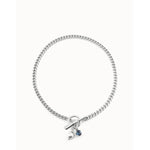 Two Expearltional Sterling Silver Plated Necklace-UNO de 50-Renee Taylor Gallery