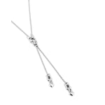 Forever Silver Sterling Silver Plated Necklace - COL1885MTL0000U-UNO de 50-Renee Taylor Gallery
