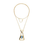 Core Necklace - COL2073AZUORO0U-UNO de 50-Renee Taylor Gallery