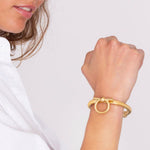 Omega Ball Bracelet - Gold Plated - B0097 ORO-CXC-Renee Taylor Gallery